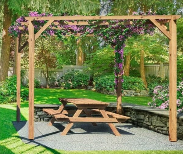 Gazebo Pergola in Legno LUX